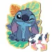 Puzzle in legno da 50 pezzi "Lavventura tropicale di Stitch" - Trefl