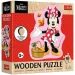 Puzzle in legno da 50 pezzi con contorni di Minnie Mouse - Trefl