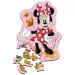 Puzzle in legno da 50 pezzi con contorni di Minnie Mouse - Trefl