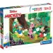 Puzzle maxi supercolor 104 pezzi - Lavventura nel bosco di Topolino e i suoi amici - Clementoni