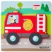 Puzzle per bambini da 5 pezzi con tema dei pompieri - Woodyland