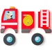 Puzzle per bambini da 5 pezzi con tema dei pompieri - Woodyland