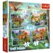 Puzzle set 4 in 1 Dinosauri - Trefl
