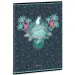Quaderno a quadretti con copertina rigida Pink Flamingo A/4