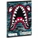 Quaderno a righe Flying Sharks A/5