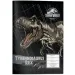 Quaderno a righe Must... Jurassic World con album da colorare, 40 fogli, disponibile in due versioni.