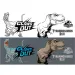 Quaderno a righe Must... Jurassic World con album da colorare, 40 fogli, disponibile in due versioni.