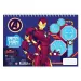 Quaderno a spirale A4 con 30 fogli di Iron Man e Avengers in diverse varianti
