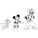 Quaderno creativo da colorare di Topolino con modelli e adesivi in diverse varianti