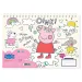 Quaderno da disegno di Peppa Pig in due varianti A4 con 30 fogli