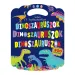 Quaderno di attività colorato con dinosauri