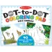 Quaderno di disegni con collegamento a punti di animali selvatici - Melissa &amp; Doug