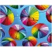 Quadro con diamanti: Set di pittura con diamanti ombrello 40x50 cm