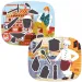 Quercetti: Set di 3 puzzle magnetici attività Montessori