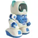 RC Maialino robot interattivo danzante con telecomando, effetti luminosi e sonori, 20 cm