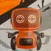 RC interattivo TalkBot robot con modalità walkie-talkie colore arancione 2,4GHz