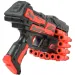 Rattle Belt Track Pro: Pistola spara-spugna con caricatore e proiettili con una portata di 18 metri