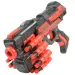 Rattle Belt Track Pro: Pistola spara-spugna con caricatore e proiettili con una portata di 18 metri