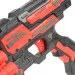 Rattle Belt Track Pro: Pistola spara-spugna con caricatore e proiettili con una portata di 18 metri