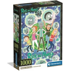 Rick e Morty puzzle da 1000 pezzi - Clementoni immagine 1