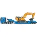 SIKU MAN trasportatore pesante con escavatore Liebherr 1/87