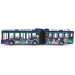 SIKU autobus articolato urbano blu 1/55