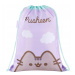 Sacca sportiva Pusheen lilla, 43x34 cm