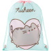 Sacca sportiva Pusheen menta, 34x43 cm