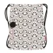 Sacca sportiva con panda per bambini, 43x34 cm