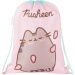 Sacca sportiva rosa Pusheen, 34x43 cm