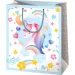 Sacchetto regalo di misura normale con unicorno dai colori arcobaleno 11x6x14 cm