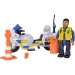 Sam il pompiere: Set di figure di Malcolm poliziotto motociclista - Simba Toys