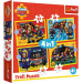 Sam il pompiere puzzle 4 in 1 35-48-54-70 pezzi - Trefl