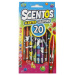 Scentos: set di 20 pastelli a cera profumati