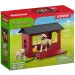 Schleich Farm World – Casetta per cani con cuccioli di Golden Retriever set di gioco (42722)