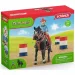 Schleich: Farm World - Set da gioco corsa con barili con cowgirl (42576)