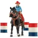 Schleich: Farm World - Set da gioco corsa con barili con cowgirl (42576)