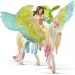 Schleich: Figura di Surah con pegaso scintillante (70566)