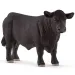 Schleich: Figura di toro Angus nero
