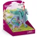 Schleich: Figure di mamma drago floreale e cucciolo di drago (70592)