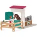 Schleich: Horse Club - Set da gioco con box per cavalli Hannah e Cayenne (42710)