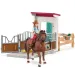 Schleich: Horse Club - Set da gioco con box per cavalli Hannah e Cayenne (42710)
