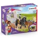 Schleich: Horse Club - Set da gioco con stalla, Tori e il suo cavallo (42437)
