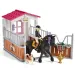 Schleich: Horse Club - Set da gioco con stalla, Tori e il suo cavallo (42437)