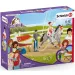 Schleich: Horse Club - Set da gioco di volteggio di Mia (42443)
