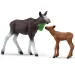 Schleich: Wild Life - Set di figure con alce e vitello (42629)