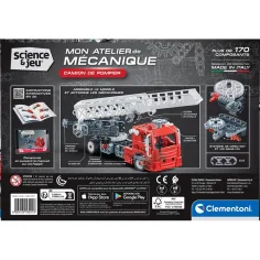 Science & Play: Set di costruzione del camion dei pompieri - Clementoni immagine 2
