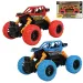 Serie Big Foot: Auto fuoristrada a forma di squalo con ruote a molla in due varianti, 13 cm