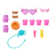 Set Barbie passeggiatrice di cani con pattini a rotelle - Bambola bionda - Mattel