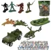Set Militare: Grande set di gioco militare con veicoli e figure di soldati